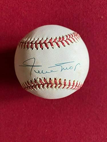 Уили Мейс, с автограф (Писмо от JSA), Официален представител на NL по бейзбол (Рядък / Ретро) - Бейзболни топки с автографи