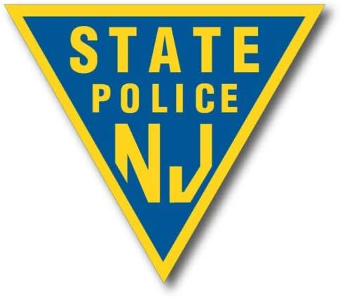 Стикер-стикер с изображение на полицията на щата Ню Джърси Njsp Decal - залепен към всяка плоска повърхност