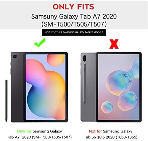 Калъф Neepanda за Samsung Galaxy Tab A7 10,4 инча 2020, Тънък Трикуспидалната калъф-панел за Samsung Galaxy Tab A7 10,4 инча модел SM-T500/T505/T507 2020 г. съобщение, [Автоматично включване / изключване] - G