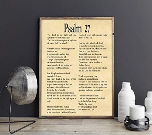 Рисунки по стените от Писанията на Псалмите - Рисунки на стените от 27-ия стих от Библията - Рисунки На стените