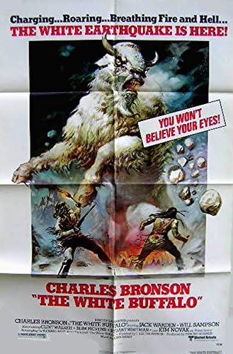 Бял Бивол 1977 Автентичен, Оригинален Плакат на филма на Чарлз Бронсона Уестърн 27x41 на Лист