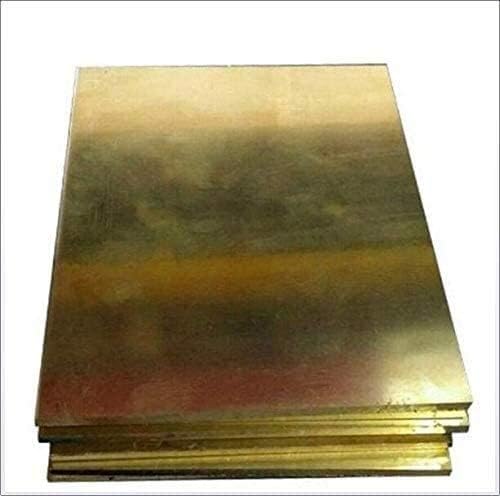 NIANXINN Метална Тонколистовая фолио табела Мед метален лист Фолио плоча 2.5 мм x 100 X 100 мм, Нарязани листове