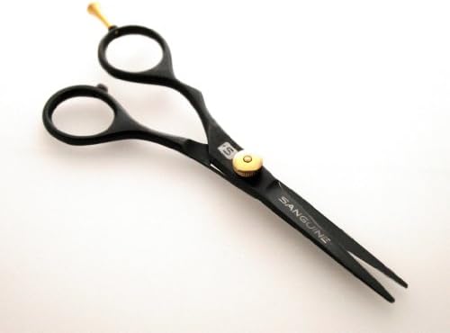 Ножица за Подстригване на коса с Лявата си Ръка, За Подстригване на Коса с Лявата си Ръка, Фризьорски ножици, Отместване - 5.5 инча (14 см), Презентационный Калъф