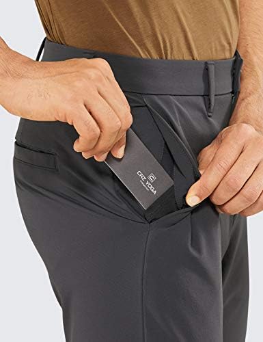 Мъжки ластични панталони за голф CRZ YOGA - 31 /33/35, Монтиране Гъвкави Водоустойчиви Работни Панталони за голф игрище на Открито с джобове