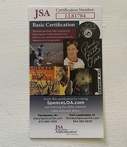 Марк Лэнгстон Подписа Гланцирана снимка с Размер 8x10 с Автограф California Angels - Удостоверяване на JSA