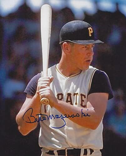 Снимка на Бил Мазероски с автограф 8x10 Pittsburgh Pirates с автограф
