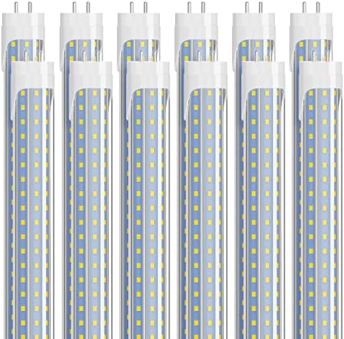 Led лампи JESLED Т8 Тип B 4 Метра, 36 W (85 екв.), 4860ЛМ, 6000 ДО Суперяркие, 4-подножието led лампа T10 T12, подмяна