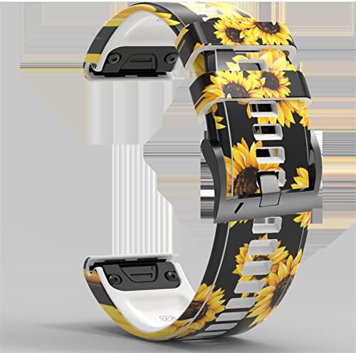 Каишки за ръчни часовници MURVE за Garmin Fenix 5 5X Plus 6 6X Pro 935 945 3HR Smart Watch С Печат Спортен Силиконов