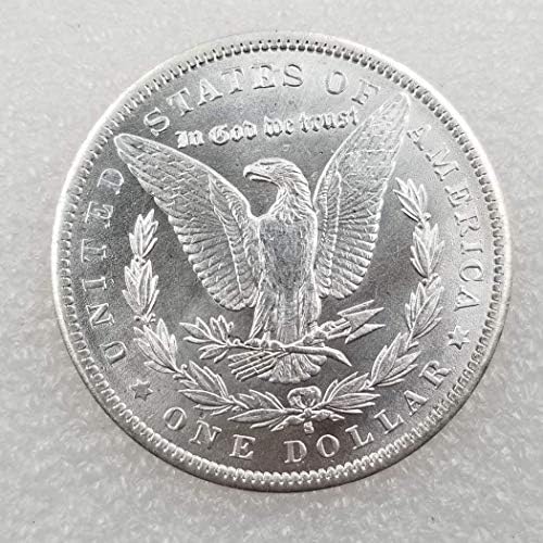 Kocreat 1896-S-КОПИЕ Долара Морган-Сребърна Монета С Медна покритие-Точно Копие на американската Оригиналната Сувенирни