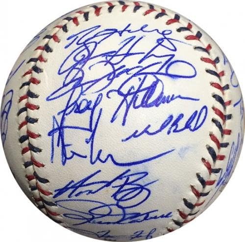 2009, A. L All Star Team Подписа Бейзболен 31 Auto Ichiro verlander MLB Holo coa - Бейзболни топки с автографи