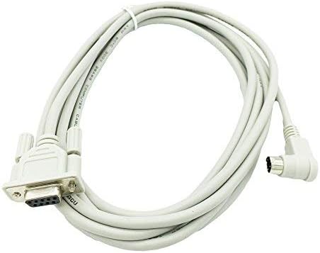 Сменяеми кабела за програмиране Allen Bradley Micrologix 1761-CBL-PM02 за серия 1000, 1100, 1200, 1500, с кръгла края под ъгъл 90 градуса