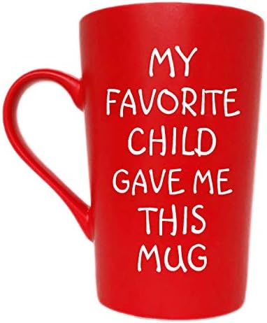MAUAG Забавни Коледни подаръци Кафеена Чаша, Моят Любим Детето ми дадоха Тази Чаша, най-Добрите подаръци за мама и татко В Деня на бащата и Идея за Подарък за Деня На ма