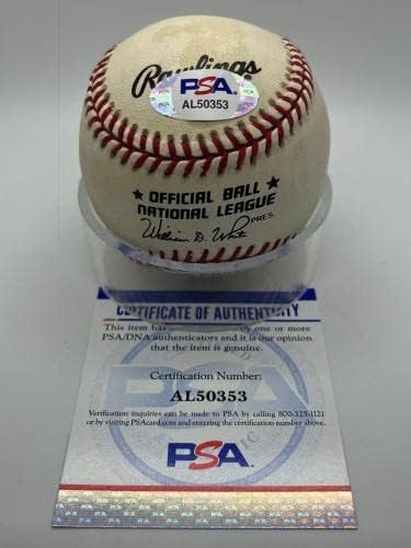 Райн Сэндберг Чикаго Къбс Подписа Автограф Официален представител на MLB Бейзбол PSA DNA * 53 - Бейзболни топки с автографи