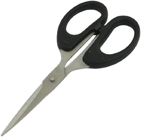 Aexit Черна Пластмасова Дръжка За Ръчни Инструменти Сребрист Тон Ножици за рязане на Брашно Ножици 6,9
