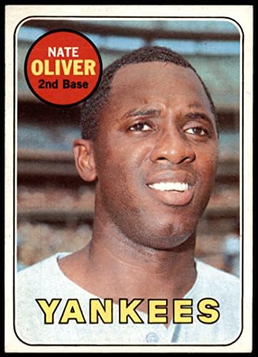 1969 Topps # 354 Нейт Оливър Ню Йорк Янкис (Бейзболна картичка) БИВШ Янкис