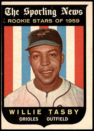 1959 Topps # 143 Уили Тасби Балтимор Авлига (Бейзболна картичка) ЯРМАРОЧНЫЕ ориолс