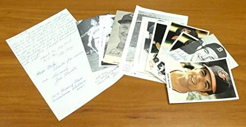 Лот от 17 бейзбол автографи на Звезди, Починали играчи и т.н. - Снимки на MLB С автограф